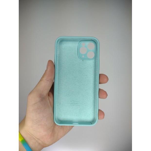 Силикон Original RoundCam Case Apple iPhone 11 Pro (23) Sea Blue