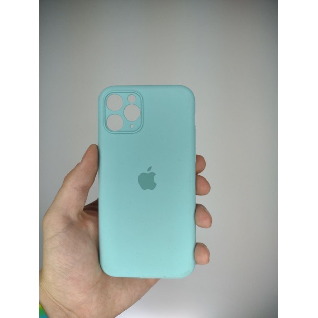Силикон Original RoundCam Case Apple iPhone 11 Pro (23) Sea Blue