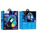 Проводные накладные наушники-гарнитура Hoco W109 Plus RGB (Чёрный)