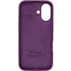 Силіконовий Оригінальний Круглий Чохол Apple iPhone 17 (01) Чорниця