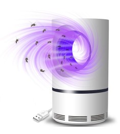 Лампа светодиодная UV LED уничтожитель комаров (настольная)