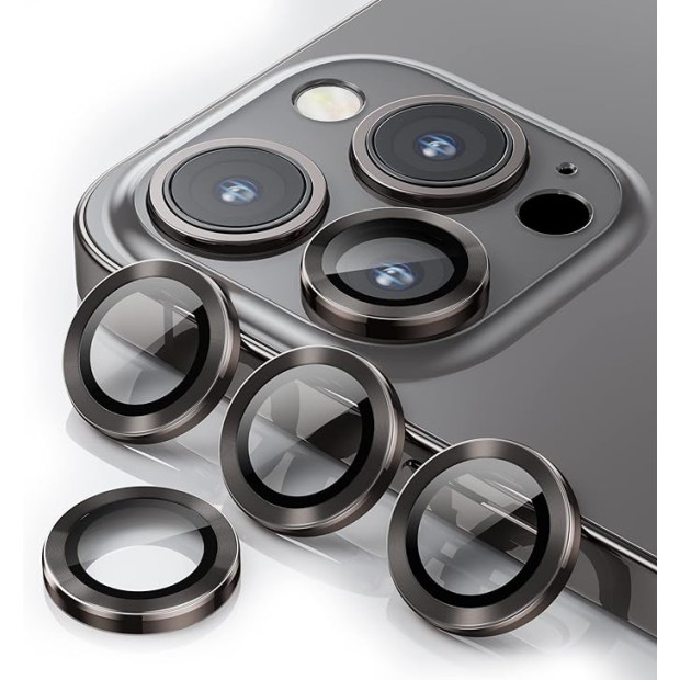 Захисне скло на камеру Metal Armor Apple iPhone 12 Pro Max Black Захисне скло на камеру Metal Armor Apple iPhone 12 Pro Max Black