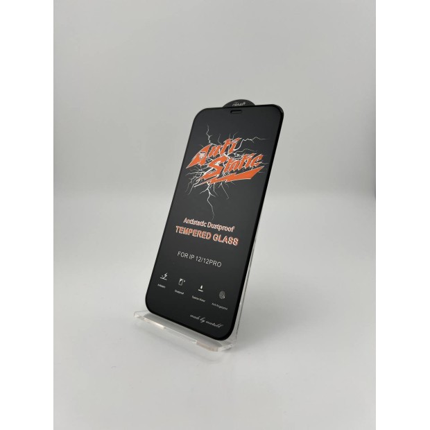 Захисне скло 5D Statica HD для Apple iPhone 12  /  12 Pro Чорне