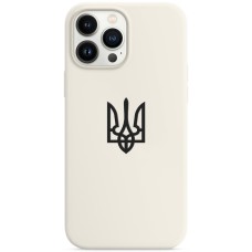 Силіконовий чохол Patriot для Apple iPhone 13 Pro Max (білий)