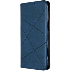 Чохол-книжка Leather Book Samsung Galaxy M51 (Темно-синій)