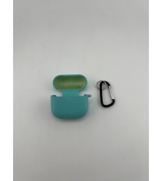 Чохол для навушників Full Silicone Case з мікрофіброю Apple AirPods 4 (23) Sea B..