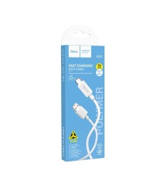 USB-кабель Hoco X107 3A (Type-C) (Білий)