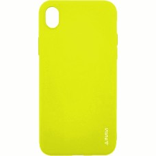 Силикон iNavi Color iPhone X / XS (желтый)