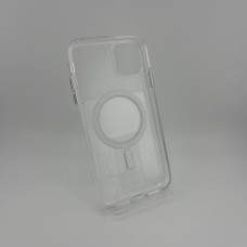 Силіконовий чохол Space Case MagSafe для Apple iPhone 11 (Прозорий)