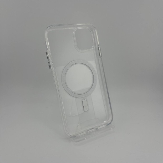 Силіконовий чохол Space Case MagSafe для Apple iPhone 11 (Прозорий)