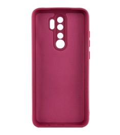 Силіконовий чохол Original Xiaomi Redmi 9 (ShutCam) (Бордовий)