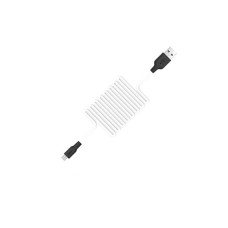 USB-кабель Hoco Silicone X21 (MicroUSB) (черно-белый)