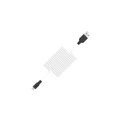USB-кабель Hoco Silicone X21 (MicroUSB) (черно-белый)