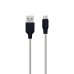 USB-кабель Hoco Silicone X21 (MicroUSB) (черно-белый)