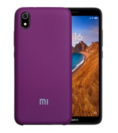 Силикон Original 360 Case Logo Xiaomi Redmi 7A (Сиреневый)