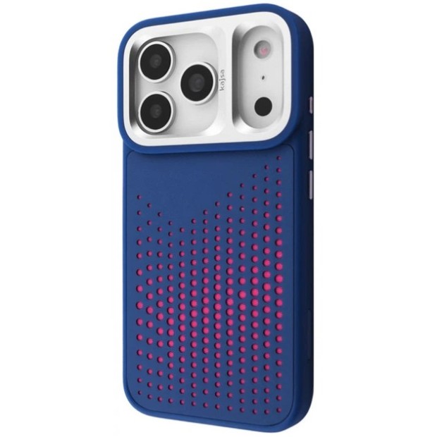 Чехол Kajsa Circle with Magnetic Ring iPhone 17 Pro (Blue) Чехол Kajsa Circle with Magnetic Ring iPhone 17 Pro (Blue)