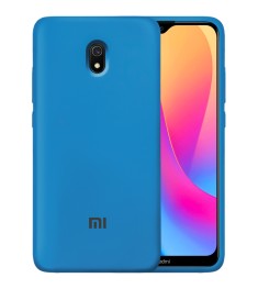 Силикон Original 360 Case Logo Xiaomi Redmi 8A (Кобальт)