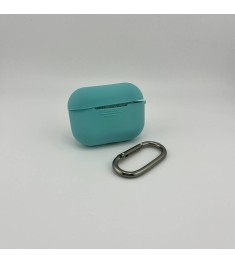 Чохол для навушників Full Silicone Case Apple AirPods Pro (23) Sea Blue Чохол для навушників Full Silicone Case Apple AirPods Pro (23) Sea Blue