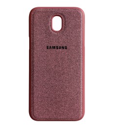Силикон Textile Samsung Galaxy J5 (2017) J530 (Бордовый) Силикон Textile Samsung Galaxy J5 (2017) J530 (Бордовый)