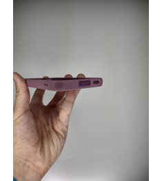 Силіконовий оригінальний 360-чохол для Samsung Galaxy S23 (ShutCam) (Світло-бузк..