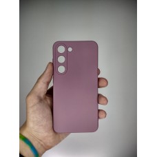 Силикон Original 360 Case Samsung Galaxy S23 (ShutCam) (Светло-сиреневый)