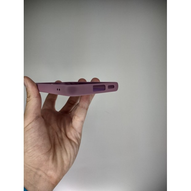 Силіконовий оригінальний 360-чохол для Samsung Galaxy S23 (ShutCam) (Світло-бузковий)