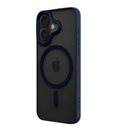 Чохол iLeraGo ColorAnt Clear для Apple iPhone 16 (Синій) iLGCAClCaBl16