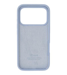 Силіконовий оригінальний круглий чохол для Apple iPhone 17 Pro Max (15) Ліловий