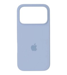 Силіконовий оригінальний круглий чохол для Apple iPhone 17 Pro Max (15) Ліловий