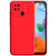 Силіконовий чохол Original Xiaomi Redmi 10C (ShutCam) (Червоний)