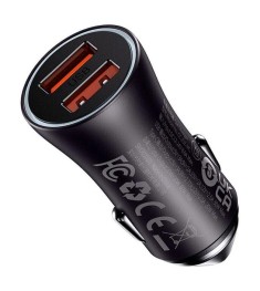 АЗУ-адаптер Baseus Golden Contactor Max 60W 1USB / 1Type-C (CGJM000113) (Серый)