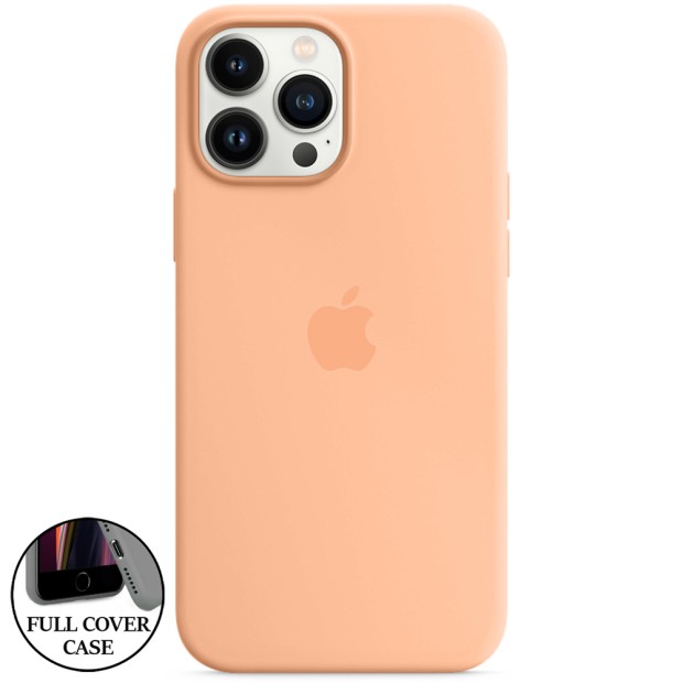 Силикон Original Round Case Apple iPhone 13 Pro Max (Cantaloupe)