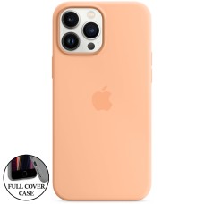 Силикон Original Round Case Apple iPhone 13 Pro Max (Cantaloupe)