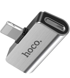 Adapter Hoco LS24 Lightning 2 in 1 (charging + headphones) (Discounted) (Categor..