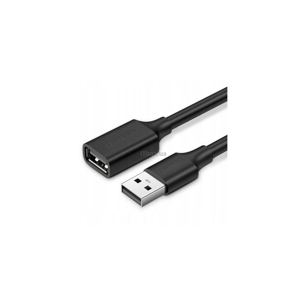 USB-кабель подовжувач UGREEN US103 USB2.0 - USB2.0 (AM / AF) (1.5m) (Black) (10315) USB-кабель подовжувач UGREEN US103 USB2.0 - USB2.0 (AM / AF) (1.5m) (Black) (10315)