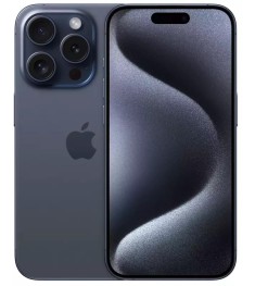 Мобильный телефон Apple iPhone 15 Pro 128Gb (Blue Titanium) (Grade A) 87% Б/У