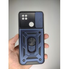 Чохол-бронь Ring Serge Armor Case для Xiaomi Redmi 9C  /  Redmi 10A (ShutCam) (Синій)