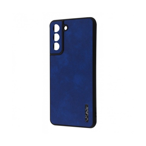 Чохол WAVE Leather Case Samsung Galaxy S21 FE (G990B) (Синій)