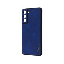 Чохол WAVE Leather Case Samsung Galaxy S21 FE (G990B) (Синій)