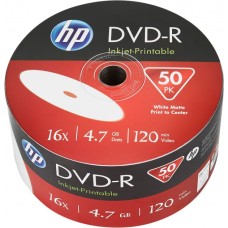 Диск DVD-R HP 4.7GB 16x IJ для друку Диск DVD-R HP 4.7GB 16x IJ для друку