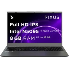 Ноутбук Pixus Bit 8 / 256 ГБ (N5095  /  15.6'  /  IPS FHD  /  без ОС) P