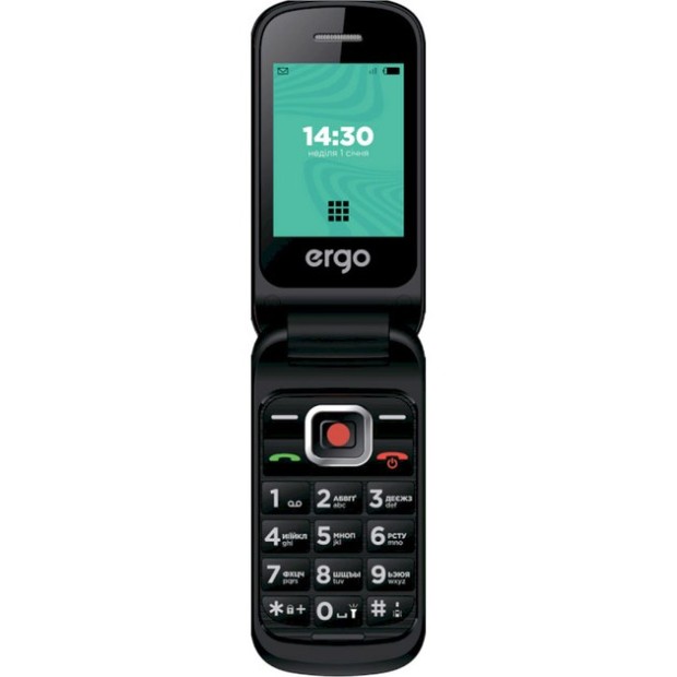 Мобільний телефон Ergo F241 Dual Sim (Чорний)