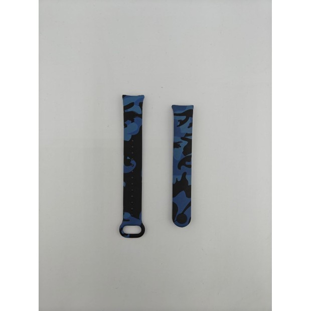 Ремешок Picture Design Xiaomi Mi Band 8 / 9 (1) Камуфляж Синий