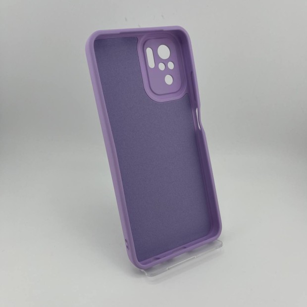 Силіконовий чохол Original Xiaomi Redmi Note 10  /  Note 10S (з заслінкою для камери) (Фіолетовий)