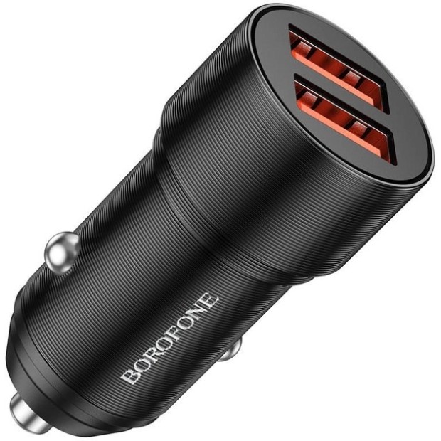АЗУ Borofone BZ19 Wisdom 2USB 3.0 (Чёрный)