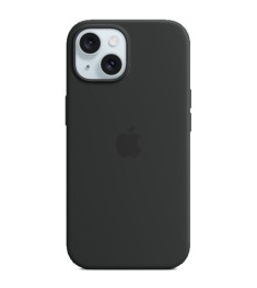 Силіконовий чохол Original RoundCam для Apple iPhone 15 (07) чорний