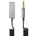 USB-адаптер Bluetooth Приймач Budi USB3.0 - 3.5мм AUX (Чорний) DC228UA15B U