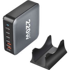 СЗУ-адаптер XoKo QC-220 Gan3 220W (2USB / 4Type-C) (Чёрный) QC-220