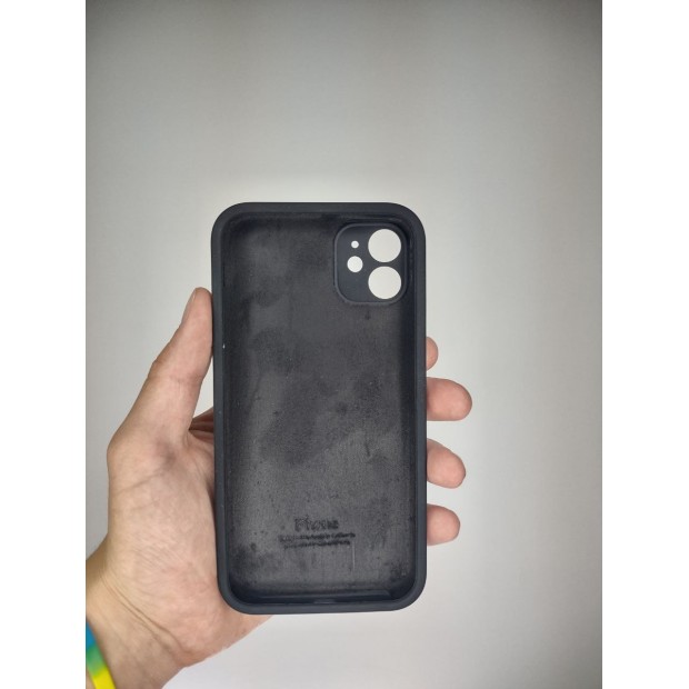 Силикон Original Square RoundCam Case Apple iPhone 11 (07) Black
