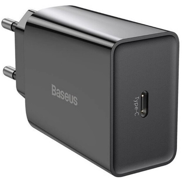 СЗУ-адаптер Baseus Speed Mini Quick Charger 20W PD FU (1Type-C) (Чёрный) CCFS-SN01